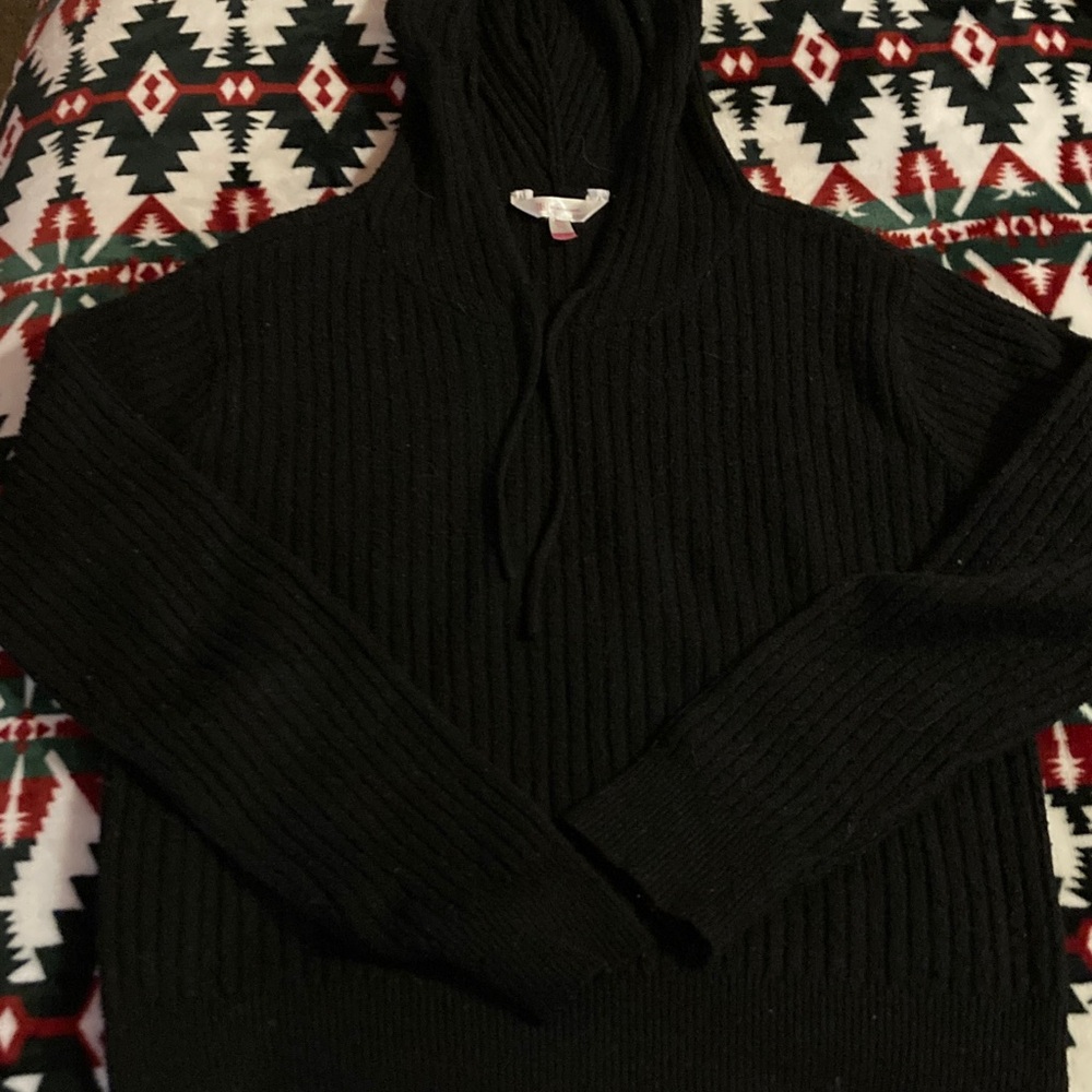 No Boundaries Black Turtleneck Sweater